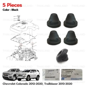 Fits Chevrolet Colorado Trailblazer 2012 - '20 Set 5pc Rubber Grommet Insulator - Picture 1 of 10