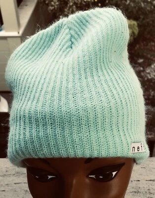 GUC Women’s NEFF Seafoam Green Acrylic Beanie, One Size - Image 1 of 4