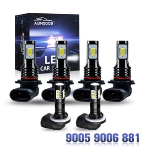 For Cadillac Seville 1992-1997 LED + Fog Light Bulbs White Upgrade Kit - Picture 1 of 13