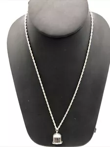 Impresionante Collar de Plata Esterlina 925 con Colgante Hermoso Collar #B776 - Imagen 1 de 12