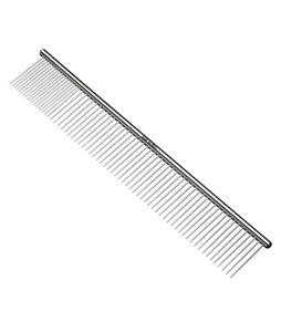 ANDIS STAINLESS STEEL 10"FINISHING FLUFFING UTILITY COMB*DOG CAT Animal Grooming
