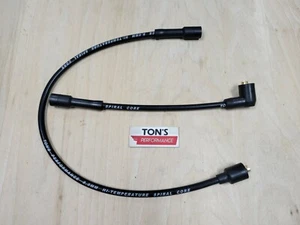 Cables de bujía negros de 8 mm para Harley Touring 1986 - 2003 Sportster XL 86-03 - Imagen 1 de 3