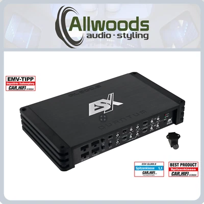 Amplificador digital ESX QL800.8 8 canales clase D 1000w RMS Foto 1 de 4