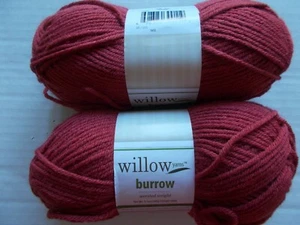 Willow Yarns Burrow Worsted wool blend yarn, Cinnamon, of 2 (197 yds ea) - Picture 1 of 2