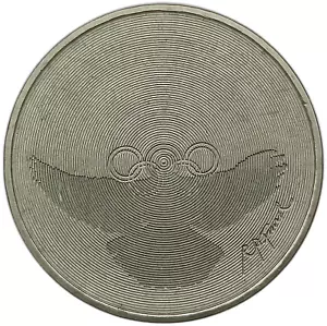 SWITZERLAND 5 FRANCS 1988 OLYMPIC GAME - OLYMPICS - COMMEMORATIVE - Picture 1 of 2
