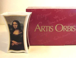 Goebel Mona Lisa Porzellan Mini Vase Artis Orbis Leonardo Da Vinci 4,75" Höhe Neu - Bild 1 von 4