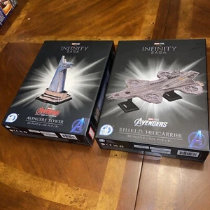 3D Cityscape 3D Puzzle Marvel - S.H.I.E.L.D. Helicarrier (220 Pieces) New 51035 - Picture 1 of 6