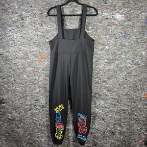 Smurfs Shein Overalls Youth Size 11-12Y Black Graffiti 2022 Stretch Buckle Clasp - Picture 1 of 13