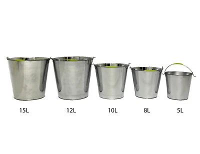 Zinkeimer 5-15 Liter Eimer Wassereimer Blecheimer  Metalleimer Dekoeimer - Bild 1 von 3