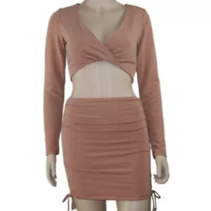 Le Lis Skirt Set Outfit Crop Top Mini knit NWT 2 Piece - Picture 1 of 8