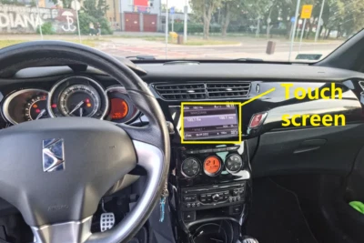 Citroen DS3 Touch screen for LCD Display replacement 9814159380  9816246080 - Image 1 of 4