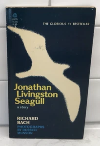 Jonathan Livingston Seagull A Story Richard Bach 1973 Avon PB First Printing - Imagen 1 de 9