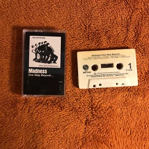 Madness One Step Beyond Cassette Tape 1979 US Black Cover Ska Punk sire m5s6085 - Picture 1 of 3