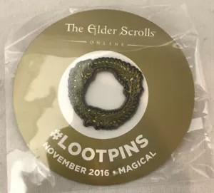 The Elder Scrolls Online Draghi Smalto Pin Loot Crate Excl Lootpins 2016 NUOVO - Foto 1 di 1