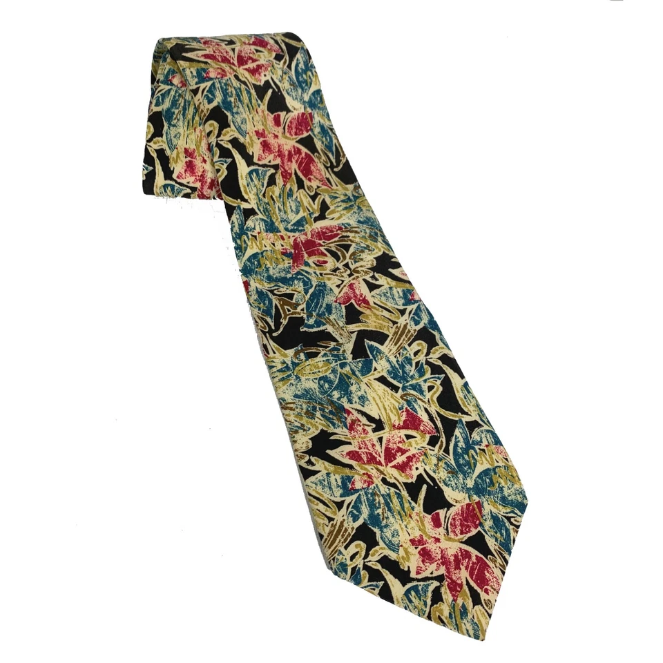 Corbata de Seda Chaps Ralph Lauren Para Hombres Hecha en EE. UU. Negocios Formal Trabajo Preppy De Colección Foto 1 de 4