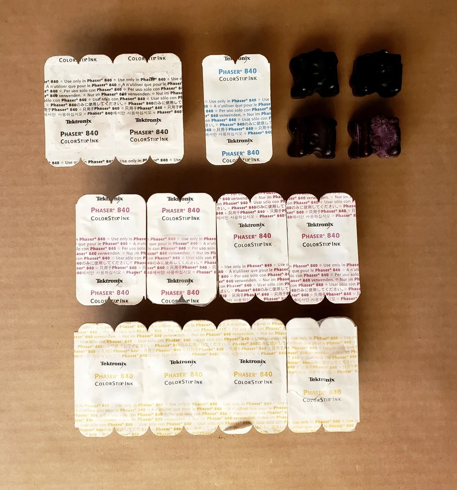 15 pcs Tektronix Phaser 840 CYMK Solid Ink OEM - Image 1 of 1