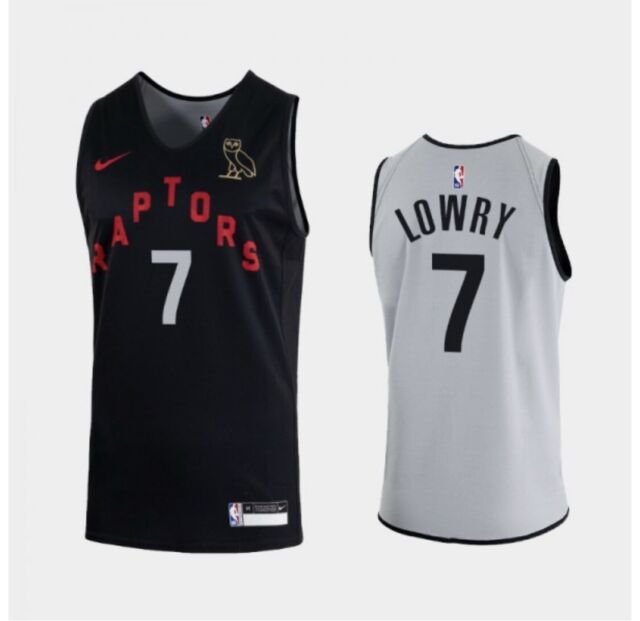  Kyle Lowry Toronto Raptors #7 Official Youth 8-20 Home  Alternate Road Swingman Jersey : Sports & Outdoors