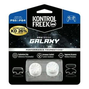 KontrolFreek FPS Freek Galaxy Thumbsticks, PS5/PS4 (4 Prong) White - Picture 1 of 4