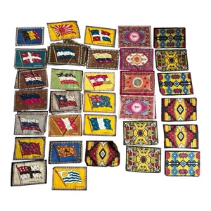 Vintage 1910s Tobacco Felts Lot – 30+ World Flags & College/“Rug” Designs - Bild 1 von 16