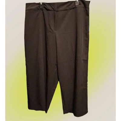 Pantalones capri Ashley Stewart pierna ancha - talla 16 Foto 1 de 4