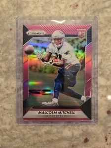 2016 Panini Prizm Rookie Pink Prizm Malcolm Mitchell #284 Rookie RC - Picture 1 of 2