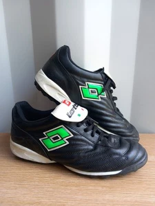 Mens Lotto Football Boots Trainers Size UK 10 EU 44 - Black/Green - Picture 1 of 13