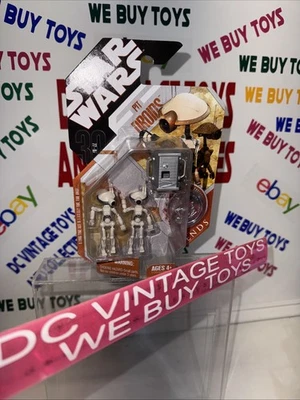Star Wars 30 Aniversario Saga Leyendas Pit Droids Figuras Bronceado Hasbro 2007 Nuevo Foto 1 de 4