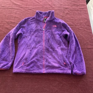 The North Face Girls Fleece Sweater Purple Size XL/TG 18 14-16 - Picture 1 of 13