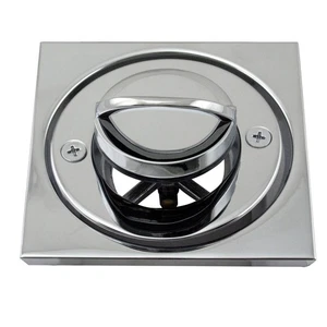 D3201-26 Roman Tub Drain Trim with 4-1/4" OD Tile Square, Polished Chrome - Picture 1 of 2