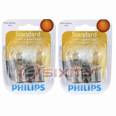 2 pc Philips Rear Fog Light Bulbs for Peugeot 407 2006-2009 Electrical vc - Image 1 of 4