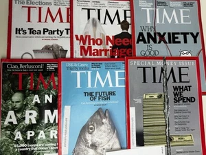 6 Stück Time Magazine (2) 2010, (4) Jahr 2011 - Bild 1 von 2