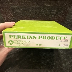 HO: Perkins Produce, un kit legno con parti in metallo fuso Durango Press DP-20 RARO - Foto 1 di 5