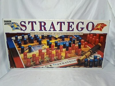 Vintage 1987 Stratego Battlefield Strategy Board Game Parker Brothers -Complete - Image 1 of 4