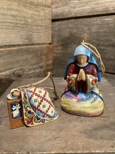 Jim Shore Heartwood Creek Christmas Ornaments Set Jesus Mary  Holy Family - Picture 1 of 4
