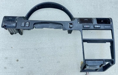 1990-1993 Honda Accord Gauge Cluster Dash Radio Bezel Black OEM 77200-SM4-A010 - Изображение 1 из 4