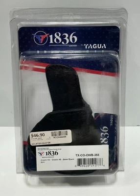 Tagua TX-CO-OWB-355, 1836, Right Hand new in package glock 43/48 9mm leather - Image 1 of 4