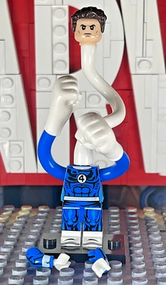 JUST IN! Custom LEGO Marvel's Fantastic Four MISTER FANTASTIC 2"  Minifigure - Image 1 of 4