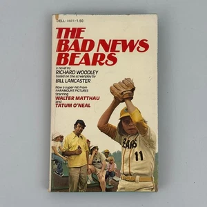 The Bad News Bears Richard Woodley 1976 First Printing Vintage Paperback Dell - Bild 1 von 8