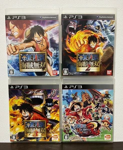 One Piece Pirate Warriors 1 2 3 Unlimited World set Sony PS3 Japanese ver Tested - Picture 1 of 7