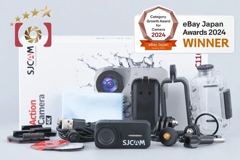 Cámara de bolsillo de acción SJCAM C110 Plus negra 4K con caja [casi como nueva] - Imagen 1 de 4