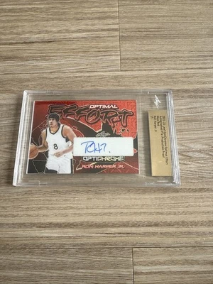 2 2022-23 Leaf OptiChrome Ron Harper Jr Auto 1/1 Optimal Effort Mojo Red Proof - Image 1 of 2