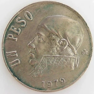 Un Pesos - Bronze - VF - 1979 - Mexico - Coin [EN] - Picture 1 of 3