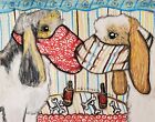Grand Basset Griffon Vendeen Quarantine Dog Art Print 5x7 Collectible by KSams