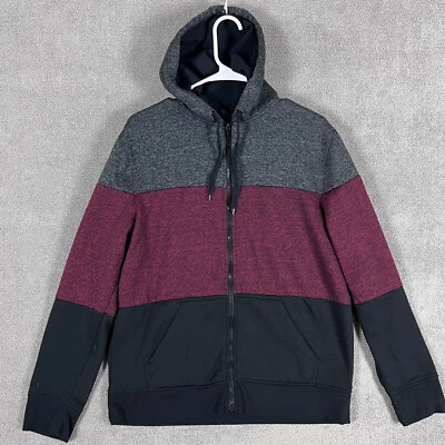 Hawk Zip Hoodie Sweatshirt Mens Large L Long Sleeve Color Block Multicolor - Image 1 of 4