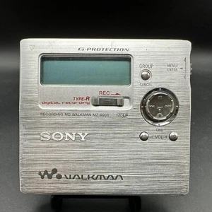 SONY MZ-R909 Portable Minidisc Recorder Unable to record - Picture 1 of 18