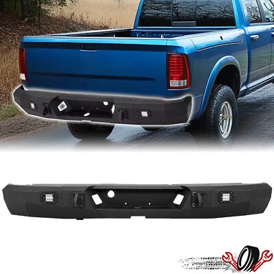 Rear Bumper w/ License Plate w/ LED Light For 2003-2009 Dodge Ram 1500 2500 3500 - Изображение 1 из 4