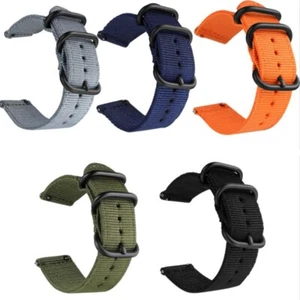 18/20/22/24mm Nylon Writstwatch Band Watch Srtap Replacement Decor Accessories - Picture 1 of 17