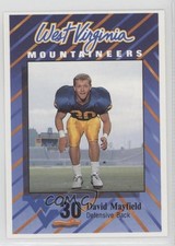1991 West Virginia Mountaineers Team Issue David Mayfield #24