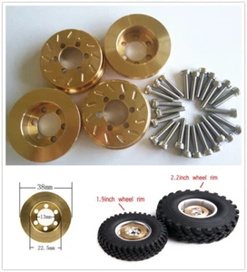 Brass Wheel Weight Block Counterweight for 1/10 RC Crawler Car 1.9/2.2 Wheel Rim - Picture 1 of 7