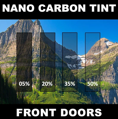 Ford F-250 Precut Front 2 Doors Window Tint Nano Carbon - Image 1 of 4